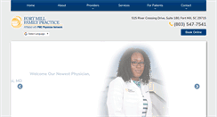 Desktop Screenshot of myfortmillfamilypractice.com
