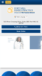 Mobile Screenshot of myfortmillfamilypractice.com